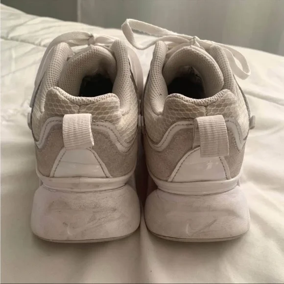 Stylish White and Cream Women's Sneakers - Picture 6 of 6